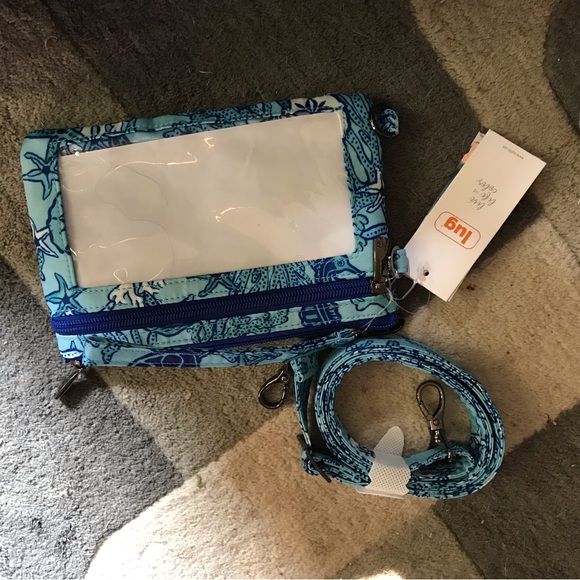 🆕️Lug Peekaboo Crossbody Bag Sealife Blue - Picture 2 of 2